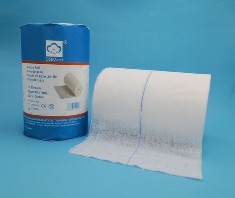 Disposable Medical Gauze Roll Bleached 36"*100yard 19*15
