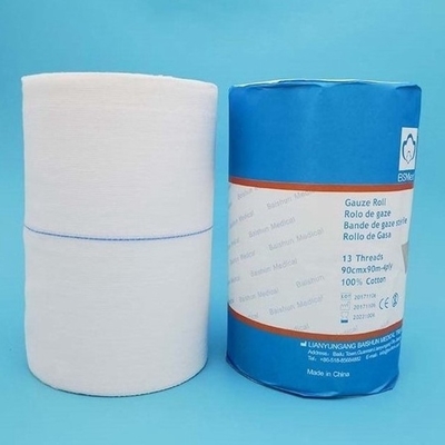 First Class Gauze Roll 36'' X 100 Yards 4ply 100% Medical Cotton Absorbent Gauze Roll