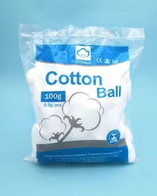 100% Pure Cotton Medical Absorbent Alcohol Cotton Ball Multi-purpose Cotton Ball