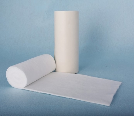 100% Pure Cotton 454G White Cotton Wool Roll 1roll / Plastic Bag with Label