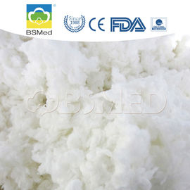 Bleached / Unbleached Cotton Comber Noil For Spinning Yarn And Water Absorption Cotton